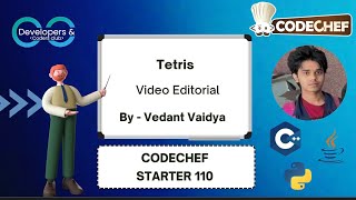 Tetris | CodeChef Starters 110 | CodeChef | DCC NIT-A