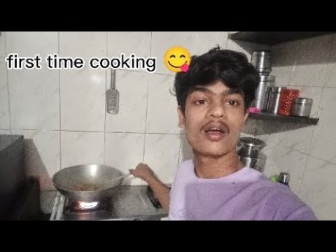 My first time cooking 😋vlog