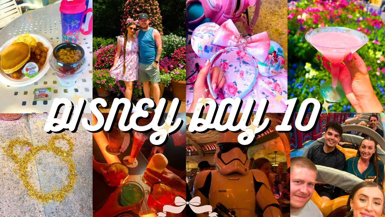 WALT DISNEY WORLD VLOG | DAY 10 EPCOT PARK DAY, OGA'S CANTINA 🍸 HOLLYWOOD STUDIO'S EVENING🎢✨