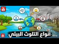 أنواع التلوث البيئي Types Of Environmental Pollution