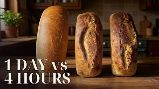 Same Flour: 4 Hours vs 1 Day for Sandwich Bread. Was the Extra Day Worth It? screenshot 3