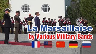 French National Anthem Marseillaise Played by Various Military Bands (Part 1) | 听各国军乐团演奏法国国歌马赛曲（第一辑）