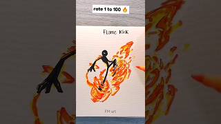 rate 1 to 100 #shorts #art #drawing #stickman #speeddrawing