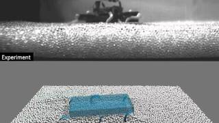 Walking and running on yielding and fluidizing ground