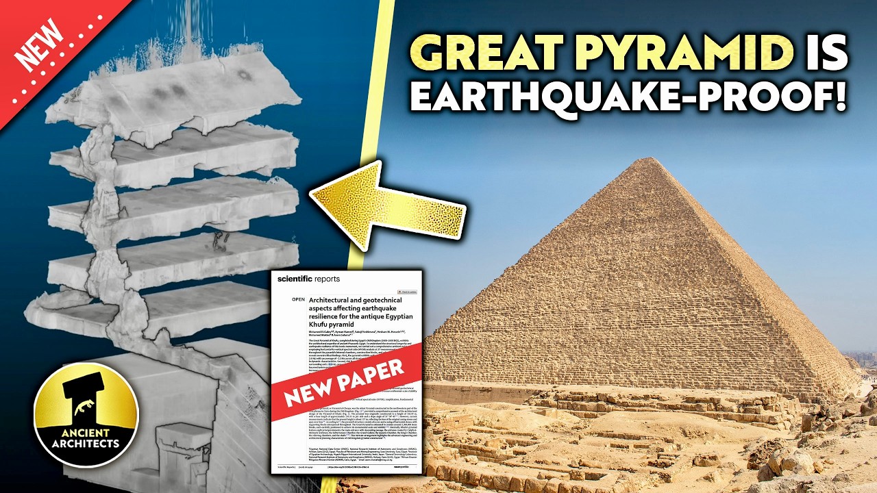 MAJOR DISCOVERY: How The Great Pyramid is Earthquake-Proof!