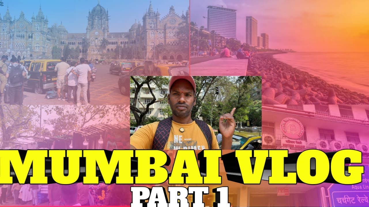 Mumbai cst fashion street marine drive vlog part 1||mumbai
