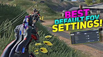 THIS DEFAULT FOV SENSITIVITY SETTINGS HELPS TO IMPROVE YOUR AIM AND ACCURACY IN BATTLE ROYALE | CODM