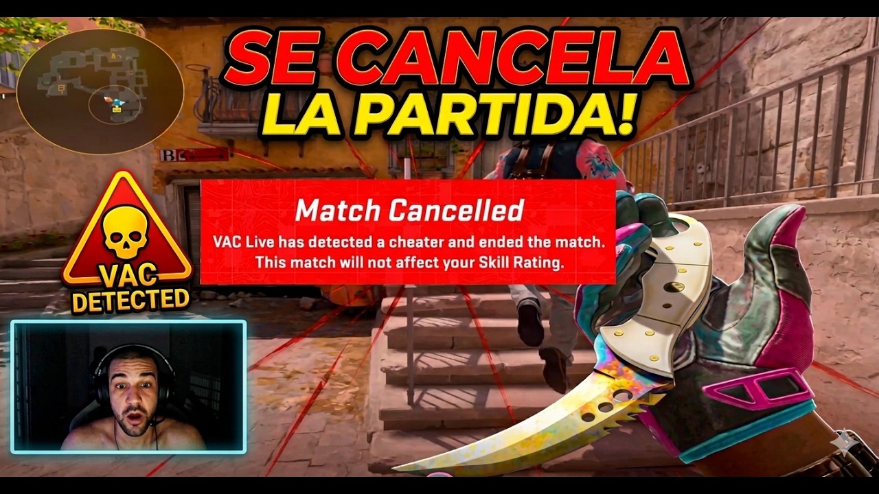 ¡BANEADO EN VIVO! 🚫 VAC Live cancela la partida