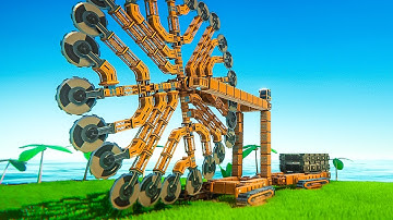 I made a GIANT circular saw out of circular saws...