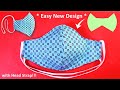 DIY Face Mask Sewing Tutorial, Breathable & Head Strap | How to Make Face Mask Cloth, Filter Pattern