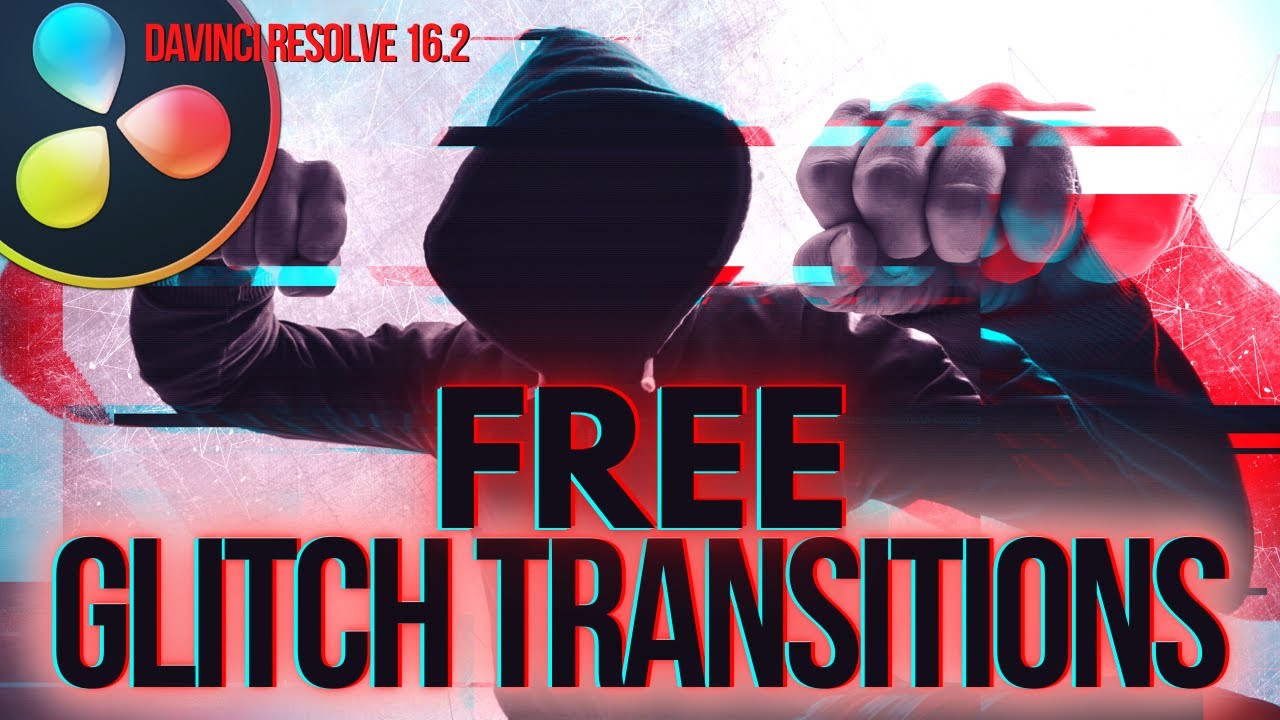 davinci resolve glitch transition free