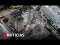 Continúan las labores de rescate entre los escombros del edificio que se derrumbó en Miami