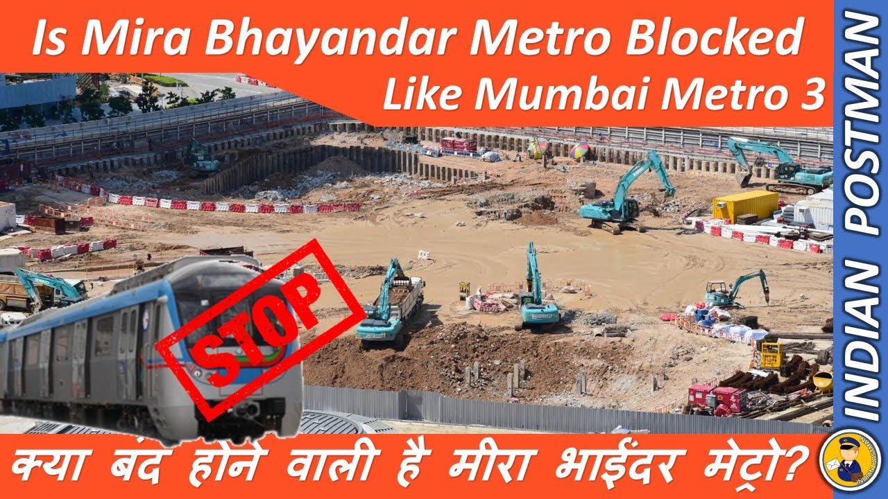 Is Mira Bhayandar Metro Blocked Now Like Mumbai Metro 3 Indian mumbai-metro-9-mira-bhayandar-metro-in-progress-at-a-fast-pace