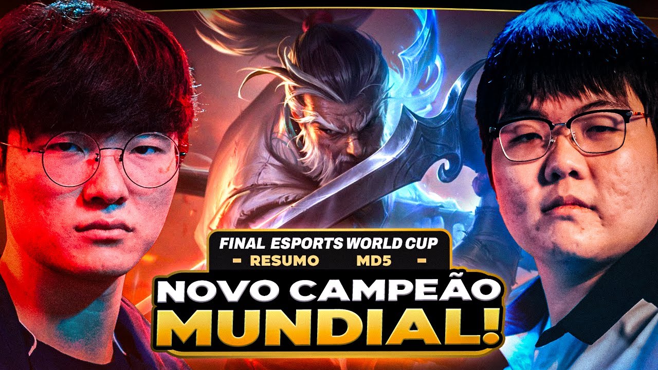 RESUMO T1 vs TES: GRANDE FINAL DA E-SPORTS WORLD CUP | ILHA DAS LENDAS