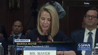 Marissa Mayer testifies over Yahoo data breaches