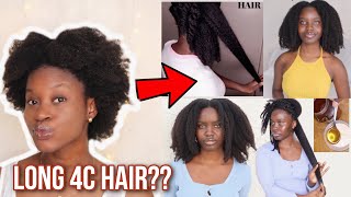How im planning to Grow my 4C hair long like Eugenia kelcey | natural hair growth routines 4c