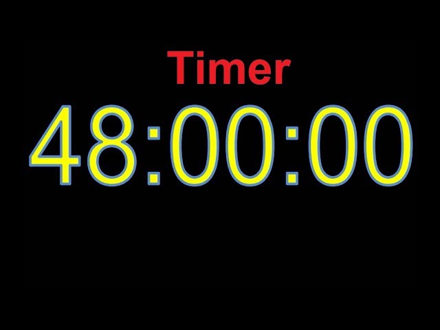48 Hour Timer 48 Hour Countdown 48 Stunden Countdown Timer 48h timer class=