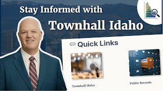 Stay Informed with Townhall Idaho | Transparent Idaho Tutorial