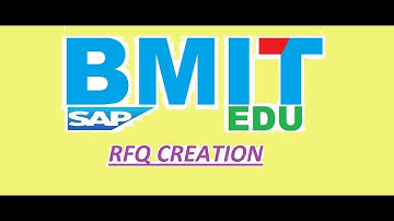 RFQ CREATION [RFQ] | Full Tutorial Video