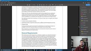 AP CSP Create: Performance Task Directions (03.18.20)