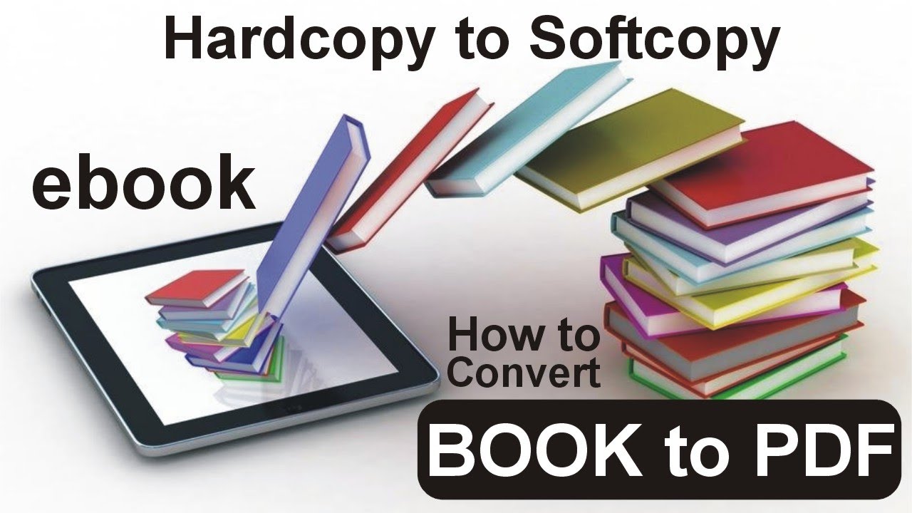 How to convert book to pdf | your ebook | - YouTube
