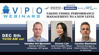 Taking Vessel Performance To The New Level - With Ultraship, Marorka And Ascenz Vpo Webinar