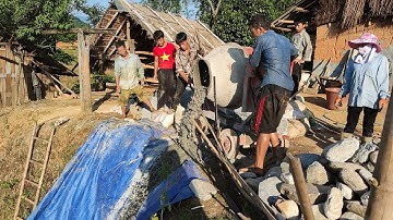 Đổ Bê Tông Giằng Móng Nhà Anh Chao|Cói Lalin