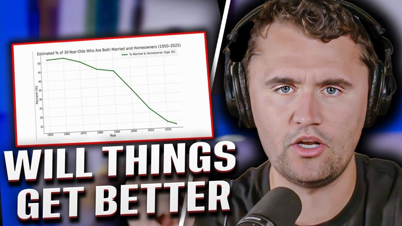 Charlie Kirk Reveals Why Only 8% of 30-Year-Olds Are Married Homeowners Today Versus 50% in 1950
