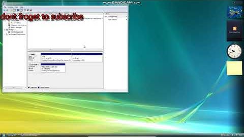 how to create a partition in windows vista/7/8/8.1/10
