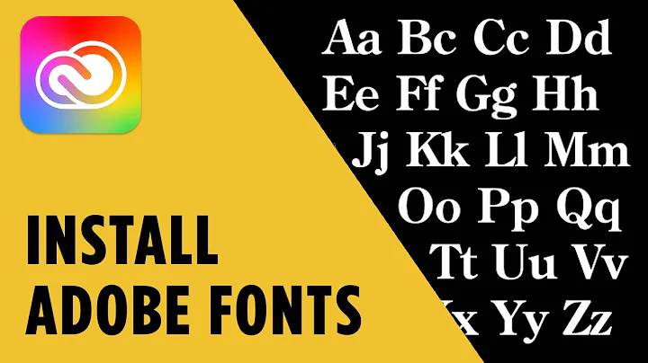 How to Install Adobe Fonts in Photoshop, InDesign, and Illustrator | Adobe CC Tutorial