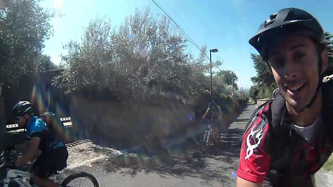 MTB Parco della Caffarella, Appia Antica e lago Albano - YouTube