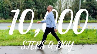 I walked 10,000 steps a day for a month and this happened.