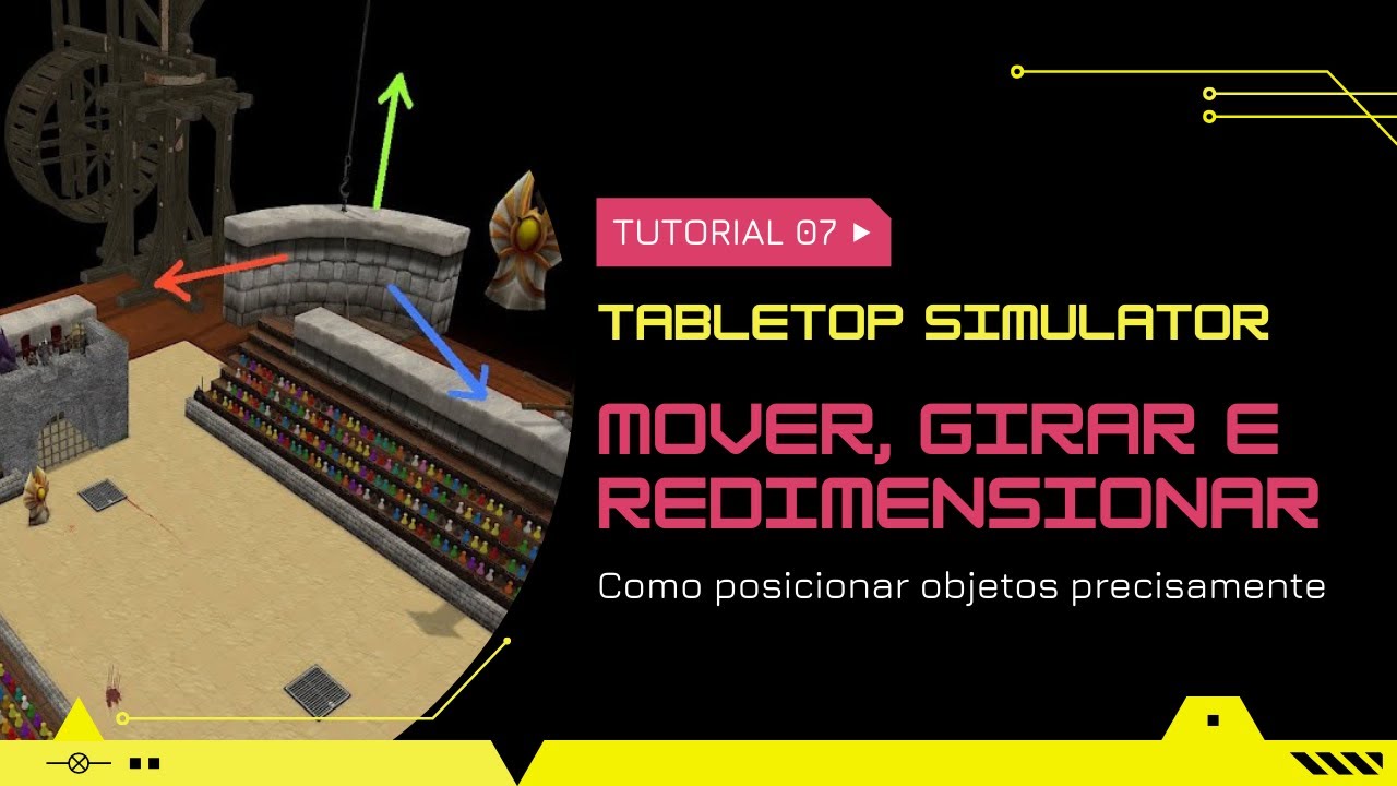 Tabletop Simulator Tutorial Tabletop Simulator Tutorial 007 - Mover, girar e redimensionar - YouTube
