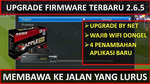 UPGRADE MATRIX APPLE FIRMWARE 2.6.5