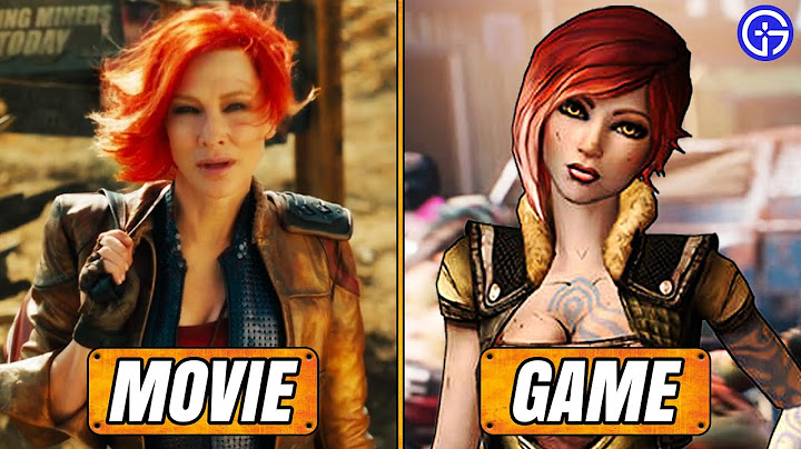 Borderlands Movie Vs Game (Voice Actors Comparison)