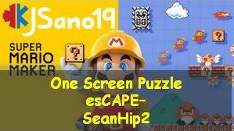 Super Mario Maker - One Screen Puzzle - SeanHip2 - esCAPE