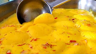 Perfect Rasmalai Recipe | Bengali Rabri Rasmalai Sweet Making | Indian Sweets Making Videos