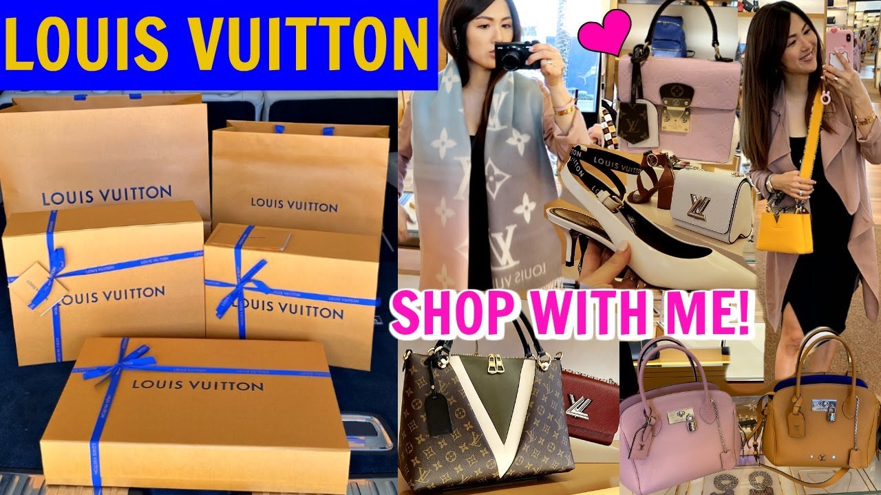 NEW 👜🧣👓👠 AT LOUIS VUITTON 🛍 SHOPPING DAY🙌🏼💕👜 | CHARIS ️ - YouTube