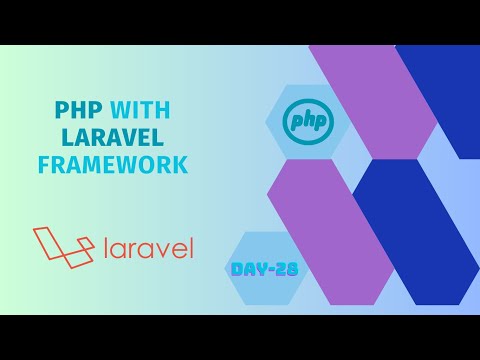 PHP With Laravel Framework 028  Part 01