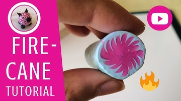 Fire-Cane tutorial with skinner blends (polymer clay) - Claymaa