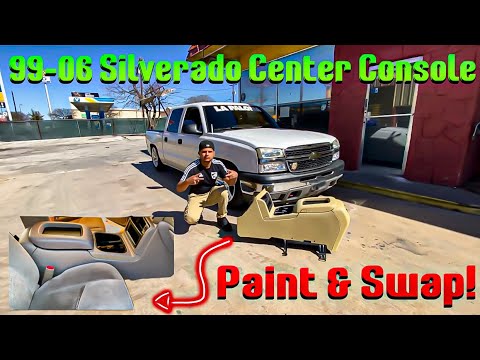 Center Console Paint And Swap On My Silverado!!! - YouTube