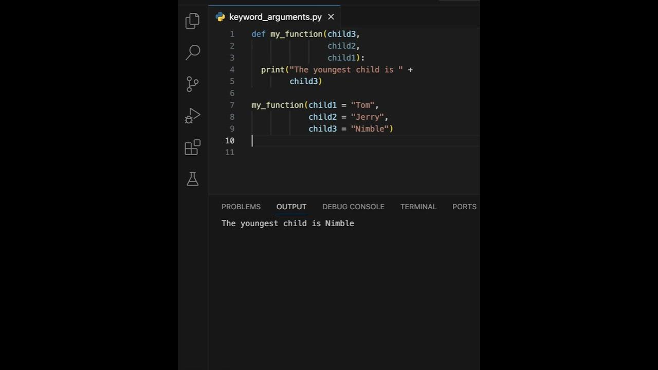 Python Keyword Arguments #learn #code #learnpython #learning #python # ... image.