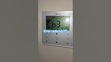 #midea  Mini Vrf unit ??Error Code b3?? # hvac Ac not working??water is not coming out???