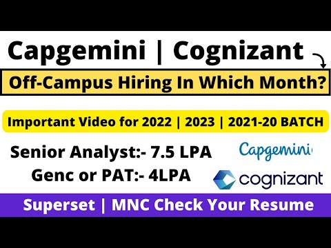 Cognizant | Capgemini