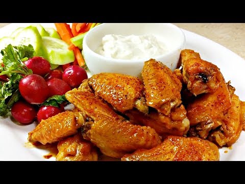 Chicken Wings Recipe | Hot Wings Sauce Recipe | Blue Cheese Dip Recipe | Hot and Tangy Wings Recipe