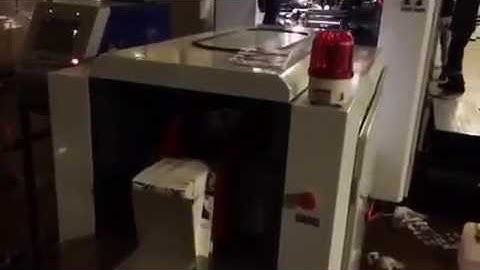 Double layer paper square bottom bag making machine with 6 color Flexo printing machine in line