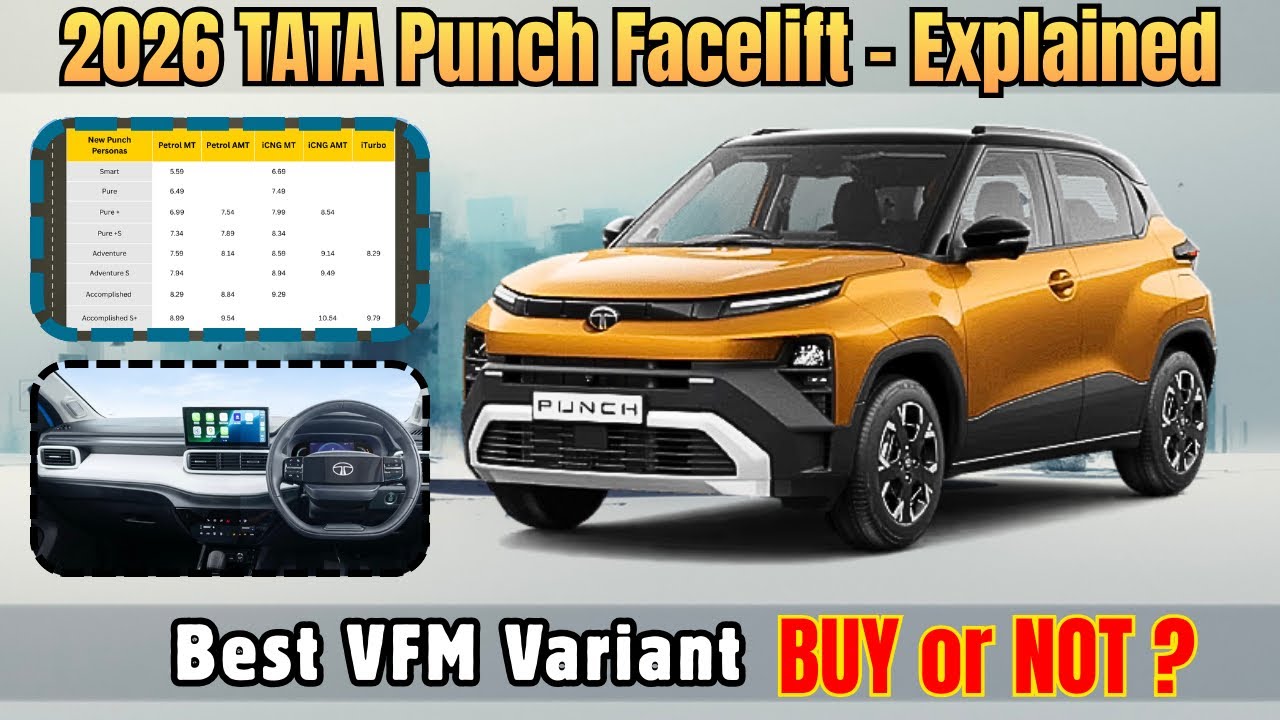 Tata Punch facelift 2026 - Buy or Not ? | 5 Reasons Why should we consider Tata Punch facelift 2026