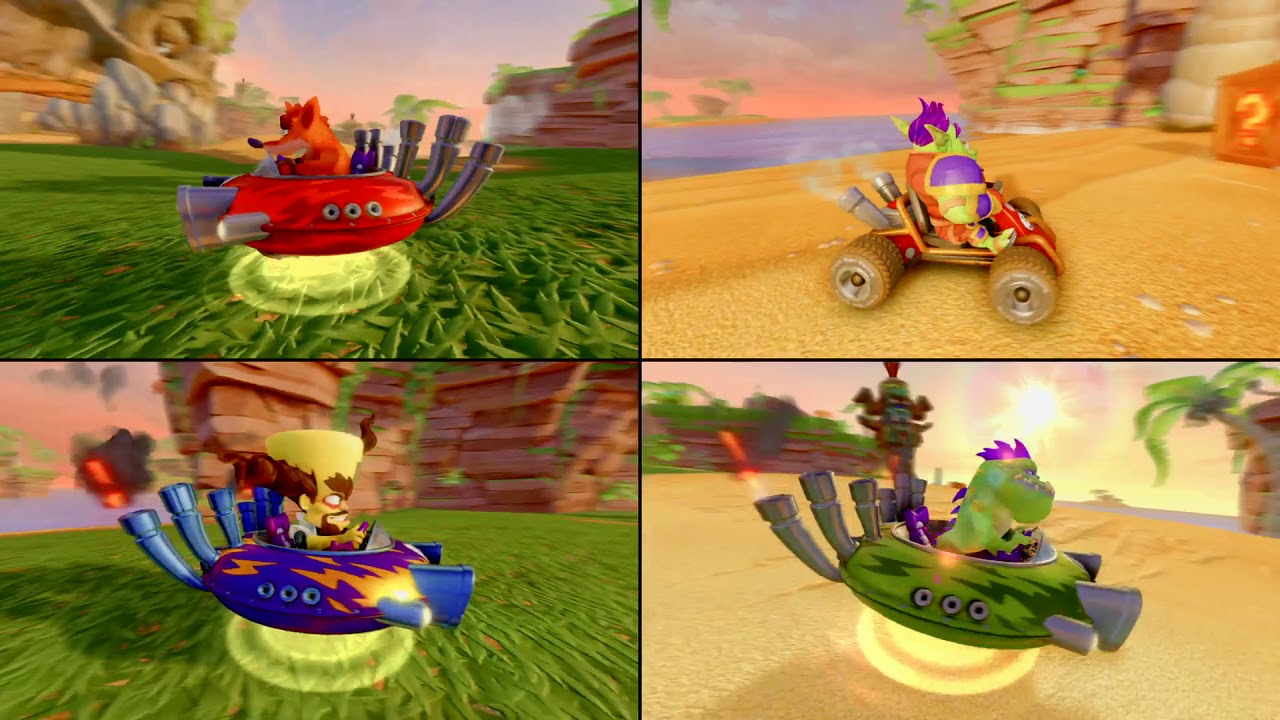 Crash™ Team Racing Nitro-Fueled Gameplay 4 Player