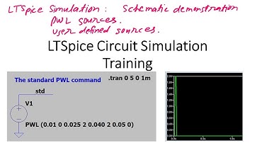 015 PWL or User defined sources in LTSpice and Simulation example with Diode Circuit