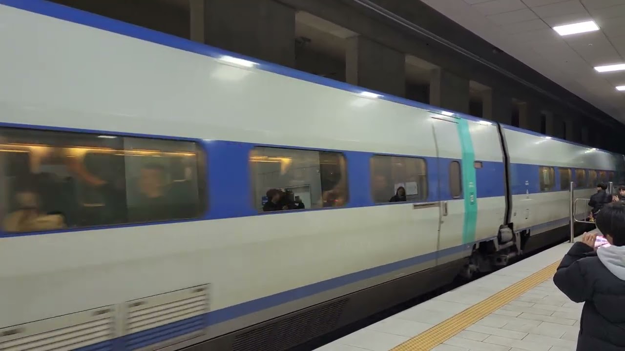 수서역 부산행 KTX #339열차 발차 